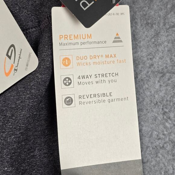 NWT Champion Leggings Womens Size Large Gray Reversible Hidden Pocket - Picture 10 of 14